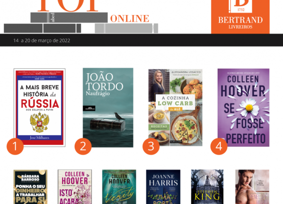 Top Bertrand: José Milhazes é o best-seller do momento! Top Bertrand