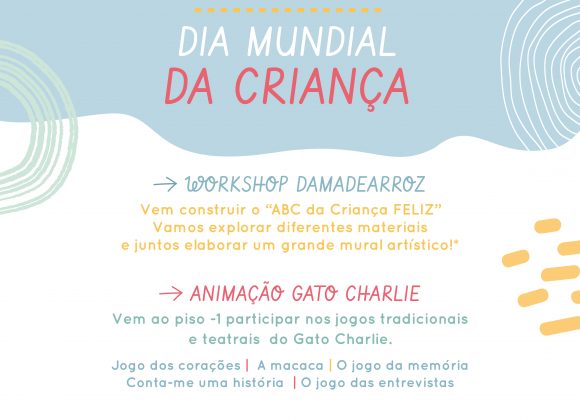 Programação em grande no Dia Mundial da Criança dia_mundial_da_criança_shopping_cidade_do_porto
