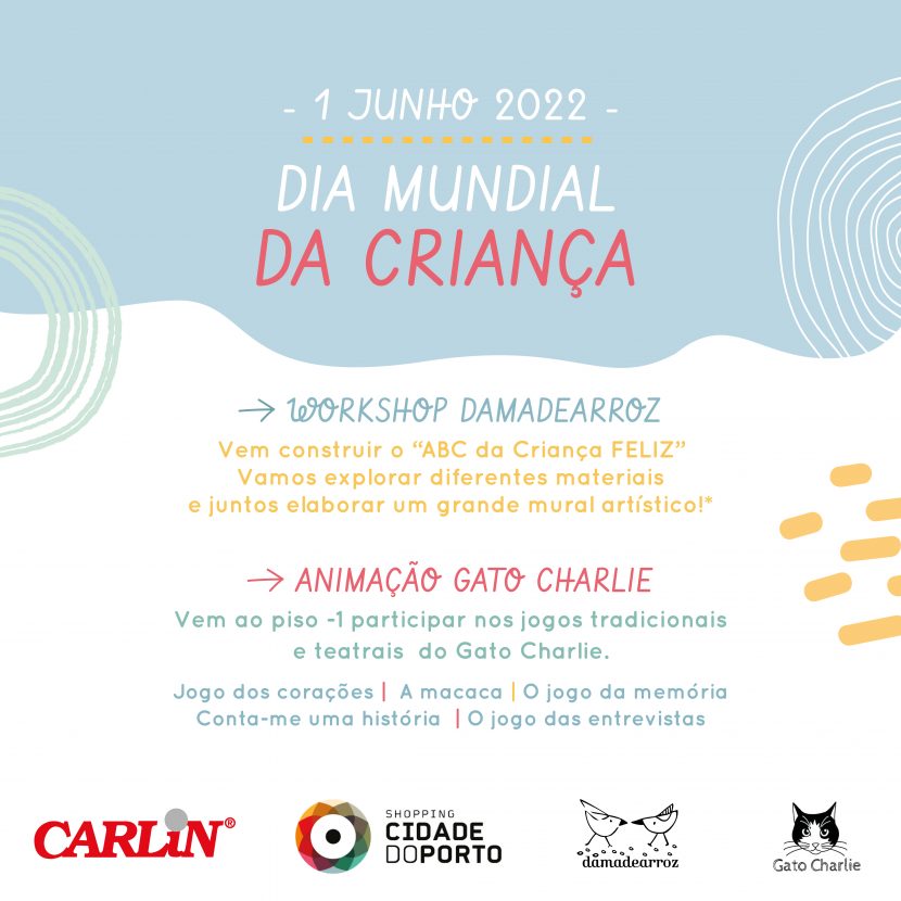 Programação em grande no Dia Mundial da Criança dia_mundial_da_criança_shopping_cidade_do_porto