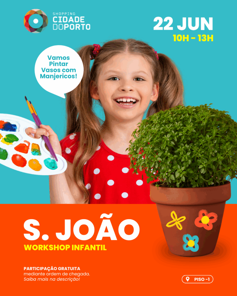 Workshop São João para os mais pequenos são joão workshop