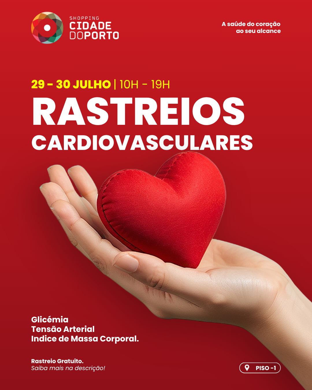 Rastreios Cardiovasculares Gratuitos Post-Evento_1080x1350px_SCP_RastreioCardiovascular